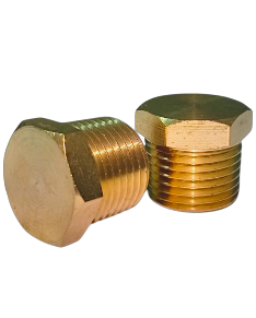 Tapón macho de bronce 